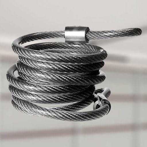Technician completing emergency garage door cable repair in Calgary